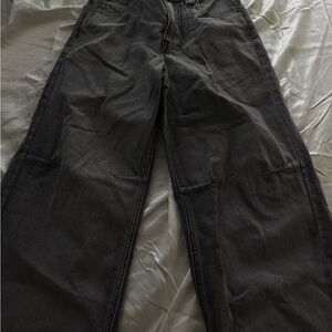 Jade Charcoal Gray Denim Jeans